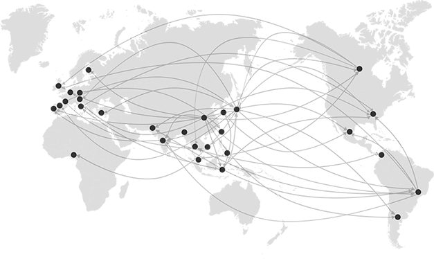 お客さまをつなぐ商物流・情報のグローバルネットワーク