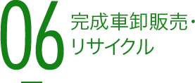 完成車卸販売・リサイクル