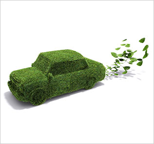 Recycling of waste materials generated at automobile dealers