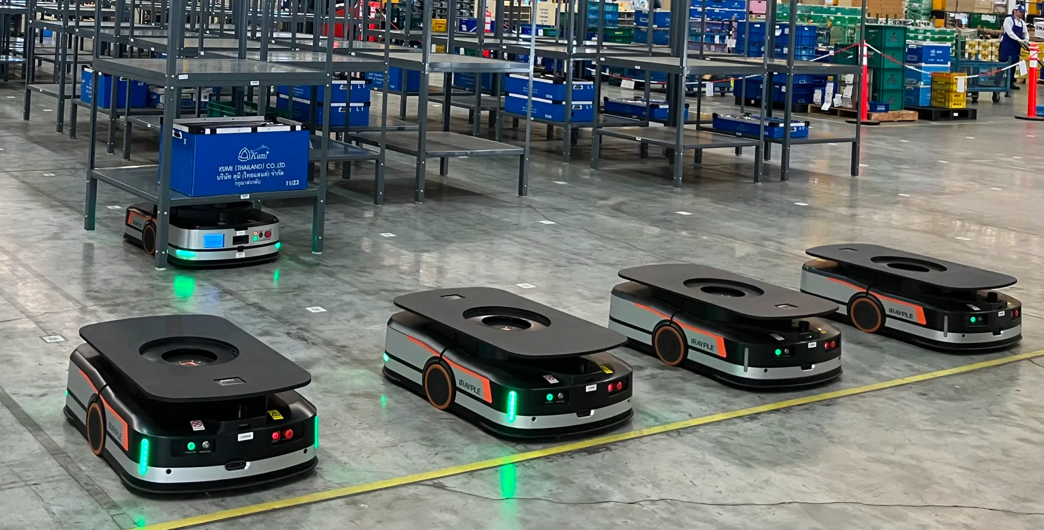 自律走行搬送ロボット（AMR）が大きな効果を発揮